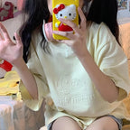 Japanese Anime Logo Short Sleeve T-shirt