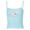 Blue Lamb Print Tank Top