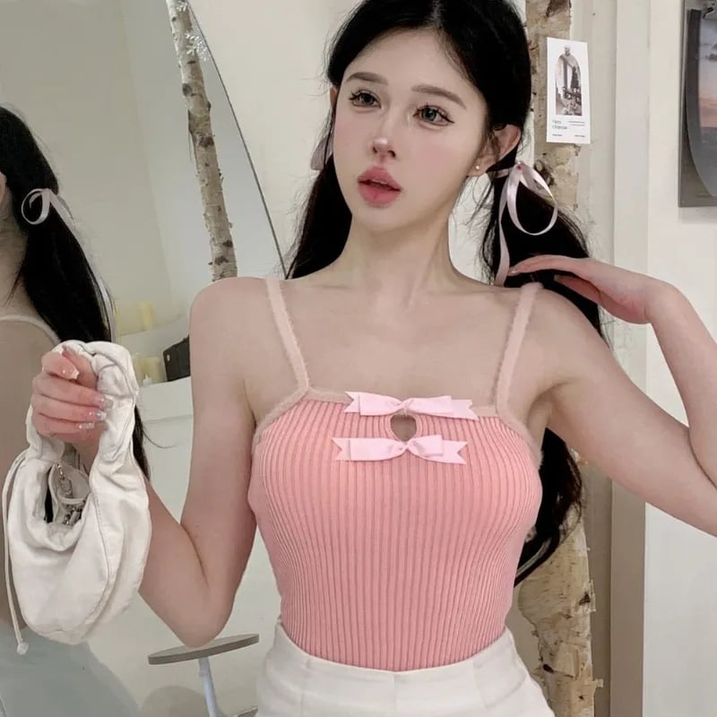 Bow Knit Tank Top
