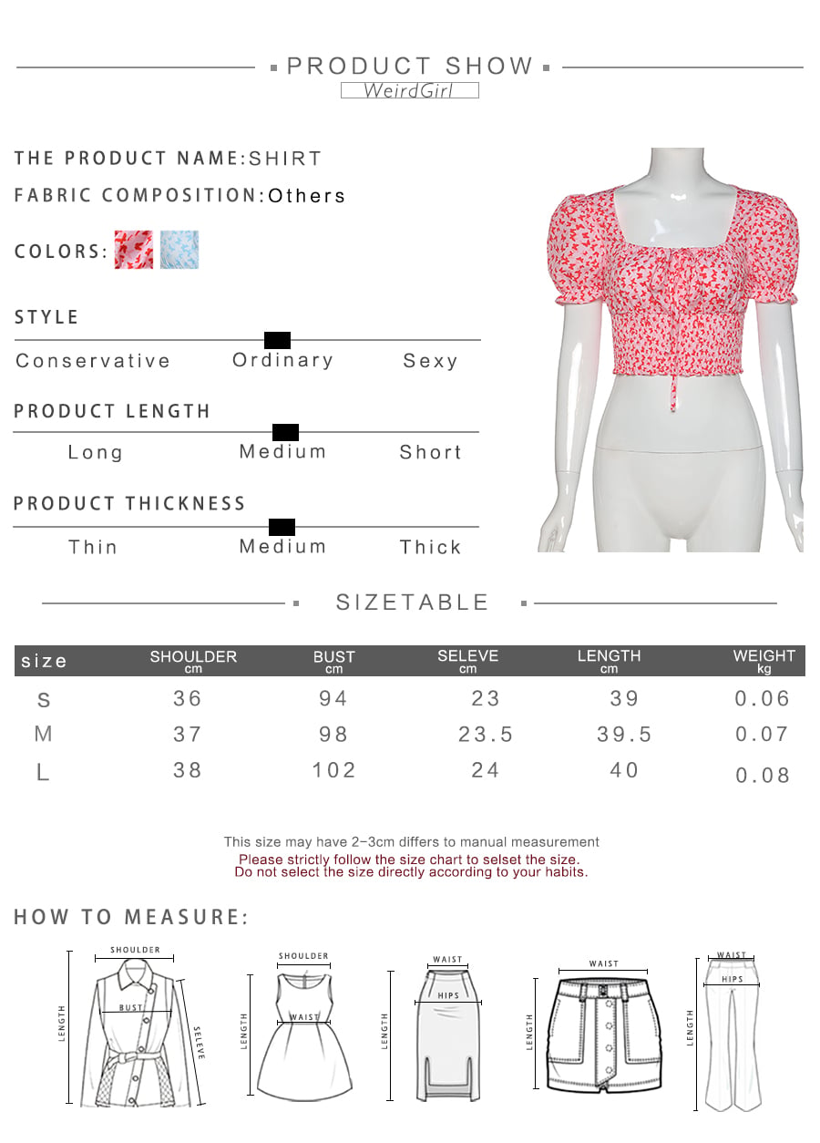 Cute Floral Butterfly Puff Tie Up Crop Top Short Sleeve Shirt Tee T-shirt Kawaii Korean Japanese Harajuku Chinese Retro Streetwear Aesthetic Fashion