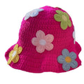 Flower Knit Bucket Hat