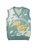 Swimming Duck Knit Sweater Vest