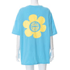 Sunflower Print Short Sleeve T-shirt