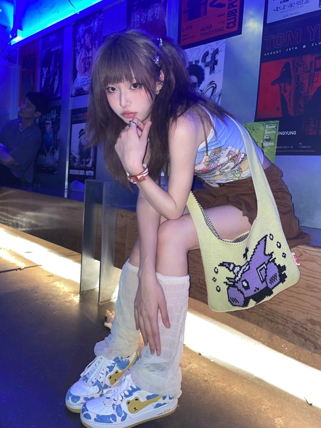 Harajuku Anime Print Tank Top