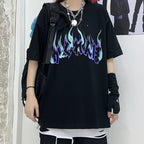 Cute Graphic Letter Graffiti Art Top Short Sleeve Shirt Tee T-shirt E-Girl Kawaii Korean Japanese Harajuku Chinese Retro Streetwear Aesthetic
