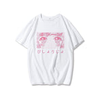 Cute Japanese Anime Girl Cartoon Pastel Short Sleeve T-shirt