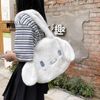 Cute Anime Cartoon Plush Large Shoulder Messenger Bag Handbag Aesthetic Casual Summer E-Girl Kawaii Korean Japanese Harajuku
