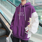 Cute Cat Kitten Cartoon Oversized Sweater Long Sleeve Shirt Top Pullover Hoodie Sweatshirt E-Girl Kawaii Korean Japanese Harajuku Retro Streetwear