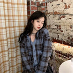 Preppy Plaid Soft Cardigan