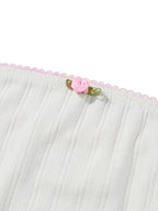 Rose Trim Tube Top