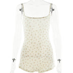 Floral Open Back Playsuit