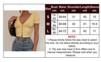 Cute Yellow Flower Embroidery Button V Neck Short Sleeve Shirt Crop Top Cardigan Summer Aesthetic E-Girl Kawaii Korean Japanese Harajuku Streetwear