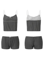 2PCS Polka Dot Pajama Set
