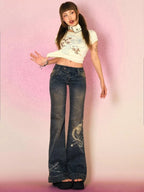 Y2K Low Rise Flare Jeans