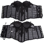 Pink Chiffon Lace Corset