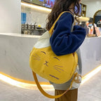 3D Cat Print Shoulder Bag