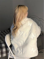 Fluffy Butterfly Parka Jacket