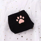 Cute Cat Claw Paw Print Anime Girl Low Waist Cotton Strap Underwear Lingerie Panties Aesthetic Casual Summer E-Girl Kawaii Korean Japanese Harajuku
