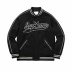 Black Oversized Baseball Jacket