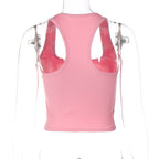 Pink Diva Rhinestone Tank Top