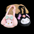 Cute Japanese Anime Cartoon Plush Messenger Bag Handbag Purse