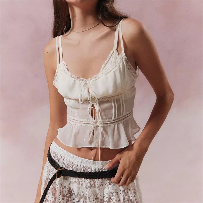 Blue Fairy Spaghetti Strap Top