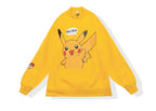 Cute Pikachu Cartoon Oversized Sweater Turtleneck Long Sleeve Shirt Pullover Hoodie Sweatshirt E-Girl Kawaii Korean Japanese Harajuku Retro Streetwear