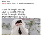 Cute Fluffy Rabbit Ear Oversized Long Sleeve Pullover Hoodie Sweatshirt E-Girl Kawaii Korean Japanese Harajuku