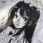 Japanese Manga Girl Shorts Sleeve T-shirt