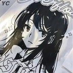 Japanese Manga Girl Shorts Sleeve T-shirt