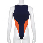 Patchwork Bodycon Tank Top