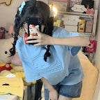 Japanese Anime Logo Short Sleeve T-shirt
