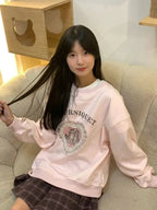 Pink Cat Heart Sweatshirt