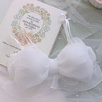 Sweet Bow Mesh Bra + Panties Set