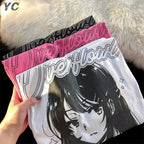Japanese Manga Girl Shorts Sleeve T-shirt