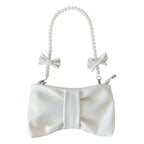Pink Pearl Bow Handbag