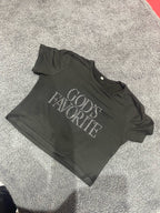 God's Favorite Rhinestone Crop Top