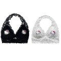 Lace Up Kitty Cat Halter Top