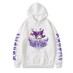 Japanese Anime Print Long Sleeve Hoodie