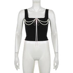 Pearl Bow Tank Top