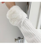 Faux Fur Trim Collar Jacket