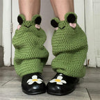 Strawberry Crochet Leg Warmers
