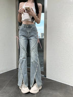 Sweet French High Waist Flare Pants