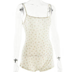 Floral Open Back Playsuit