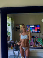 3PCS Floral Bikini Swimsuit Set