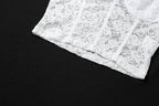 Cute Sexy Floral Lace Corset Camisole Tank Crop Top Sleeveless Shirt Bodycon Goth Punk Summer Casual E-Girl Kawaii Korean Japanese Harajuku Streetwear