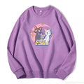 Japanese Anime Girl Cat Cartoon Print Hoodie