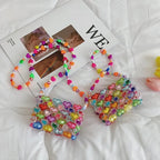 Jelly Heart Bead Handbag