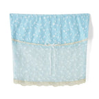 Blue Lace Trim Tube Top
