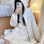 Japanese Anime Cartoon Embroidery Sweatshirt